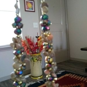 Multi colored beaded necklace